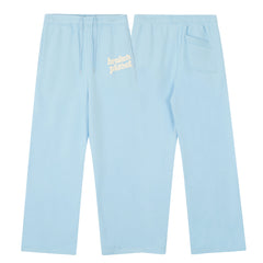 Broken Planet Foam Print Loose Fit Sweatpants - Baby Blue