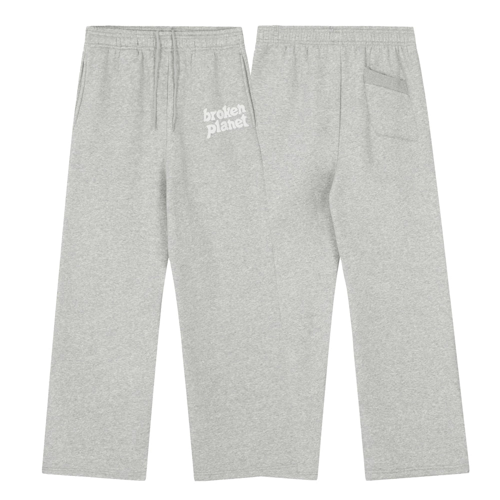 Broken Planet Foam Print Loose Fit Sweatpants - Heather Grey