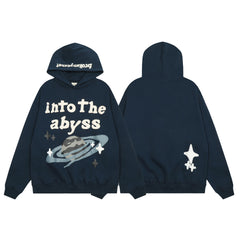 Broken Planet "Into The Abyss" Graphic Hoodie - Dark Navy