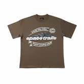 Space Trails T-Shirt 正面白底平铺图