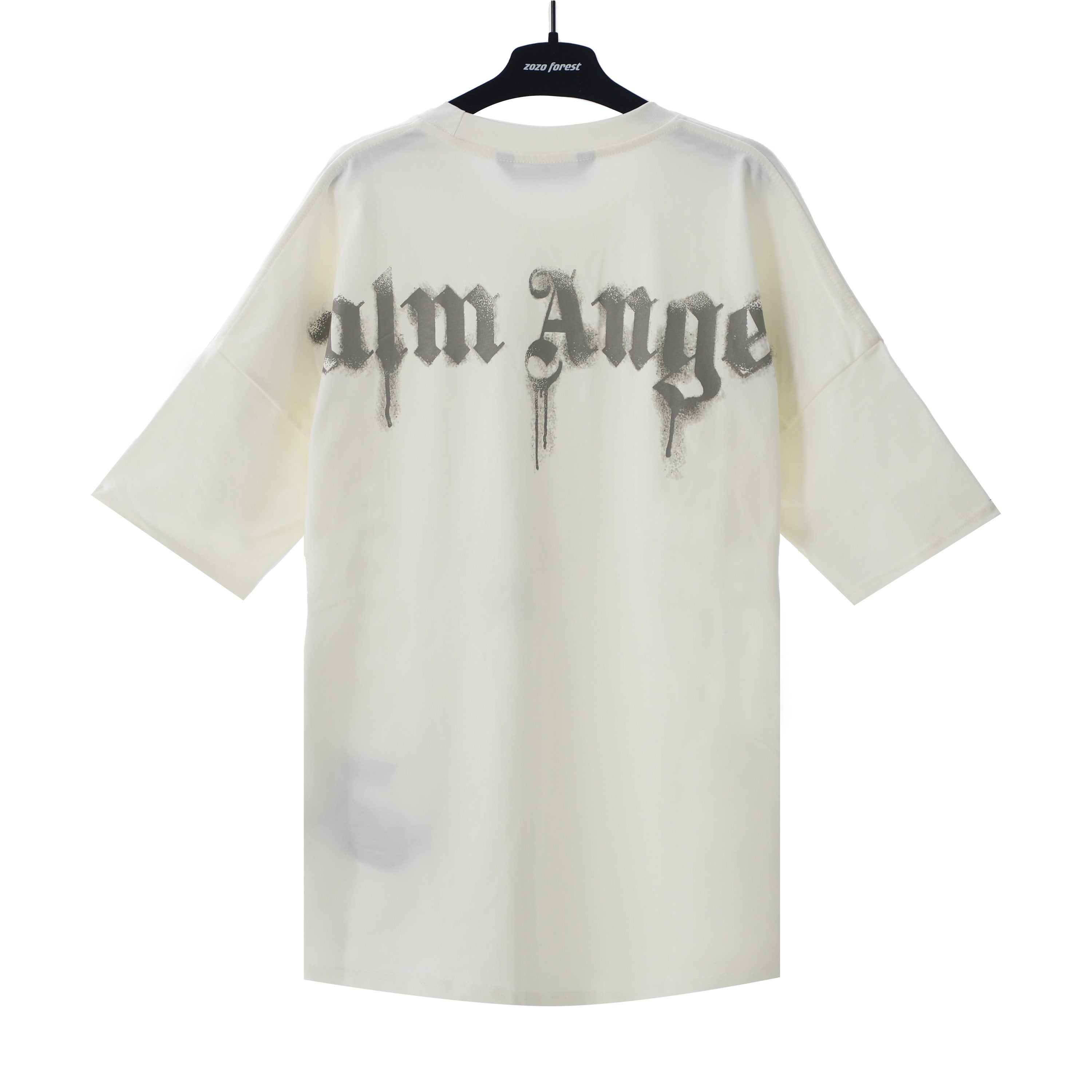 PALM ANGELS DOVE GRAPHIC OVERSIZED OFF‑WHITE T‑SHIRT