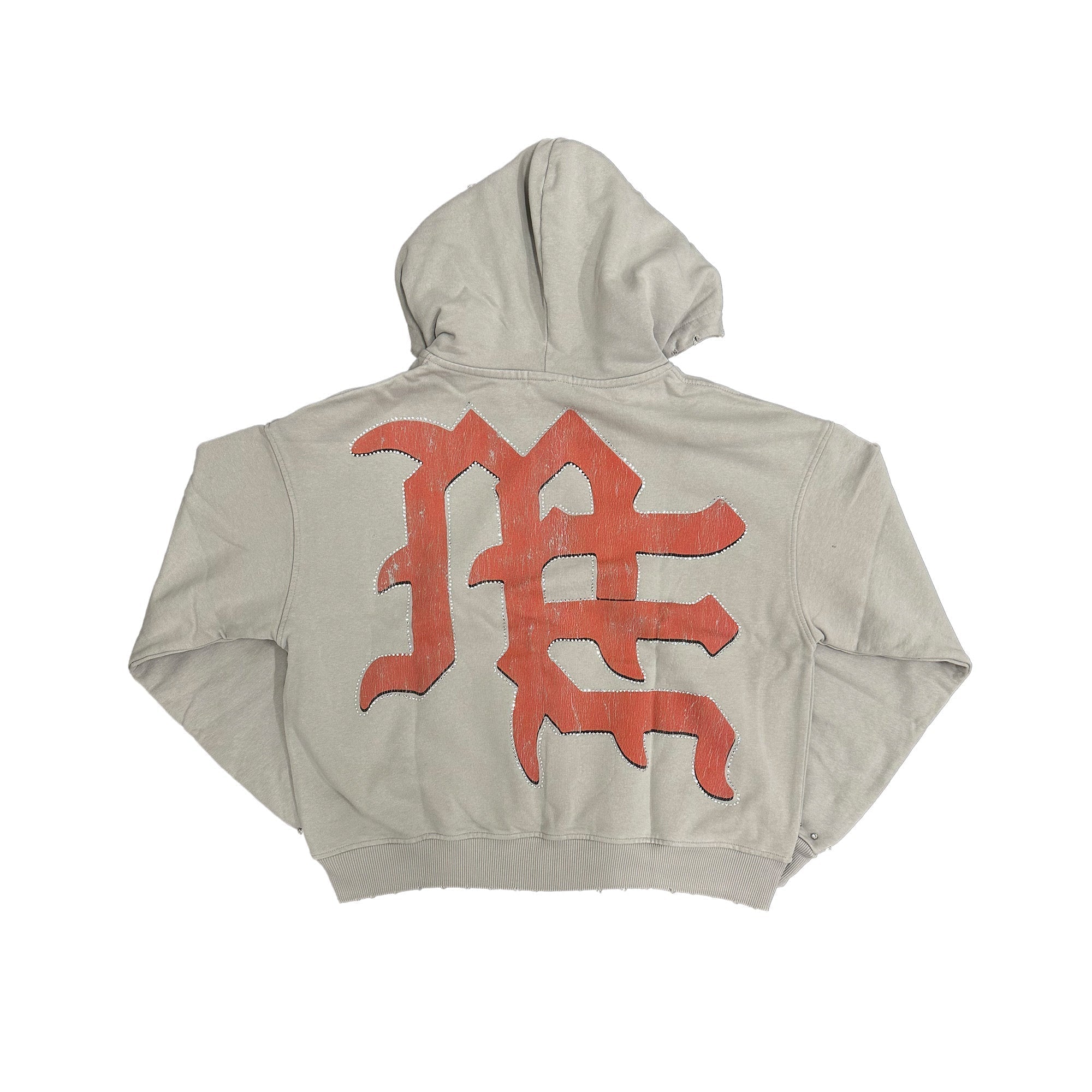 Mixed Emotions Cupid Vintage Print Full Zip Hoodie