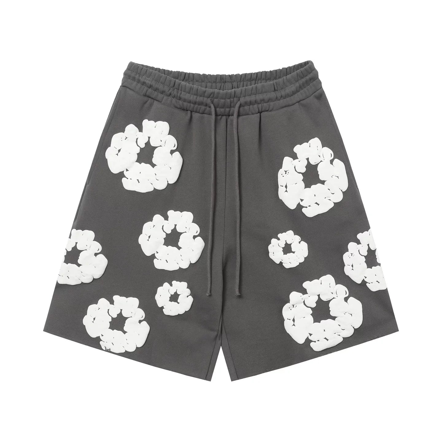 Denim Tears Cotton Wreath Dark Grey Unisex Sweat Shorts