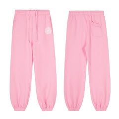 Broken Planet Sun Logo Cuffed Sweatpants -  Pink