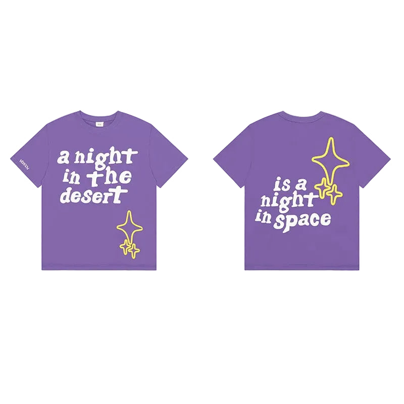 Broken Planet "A Night In The Desert" Graphic T-Shirt – Purple
