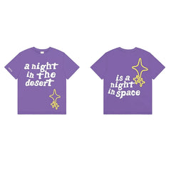 Broken Planet "A Night In The Desert" Graphic T-Shirt – Purple