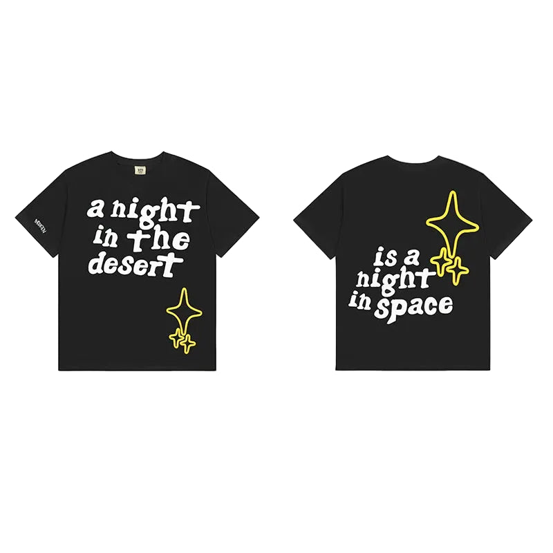 Broken Planet "A Night In The Desert" Graphic T-Shirt – Black
