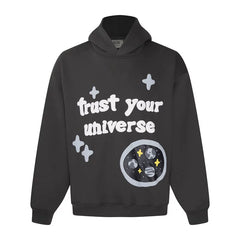 BROKEN PLANET TRUST YOUR UNIVERSE HOODIE BLACK
