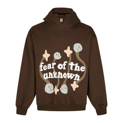 BROKEN PLANET FEAR OF THE UNKNOWN HOODIE BROWN