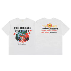 Broken Planet "Do More Good" Graphic T-Shirt – White