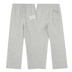 Broken Planet Foam Print Loose Fit Sweatpants - Heather Grey