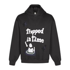BROKEN PLANET TRAPPED IN TIME HOODIE BLACK