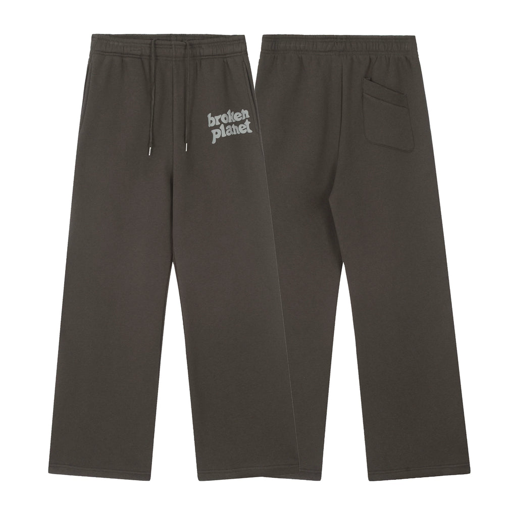 Broken Planet Foam Print Loose Fit Sweatpants - Espresso Brown