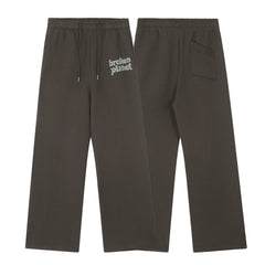 Broken Planet Foam Print Loose Fit Sweatpants - Espresso Brown