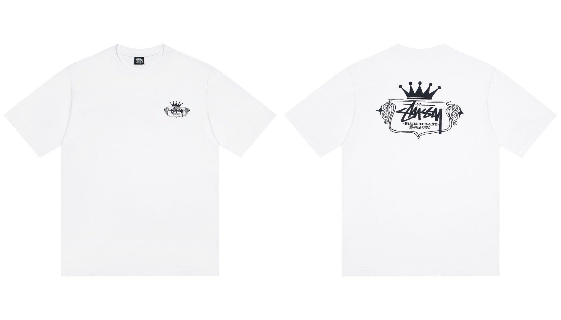 STUSSY Crown Logo Graphic T-Shirt