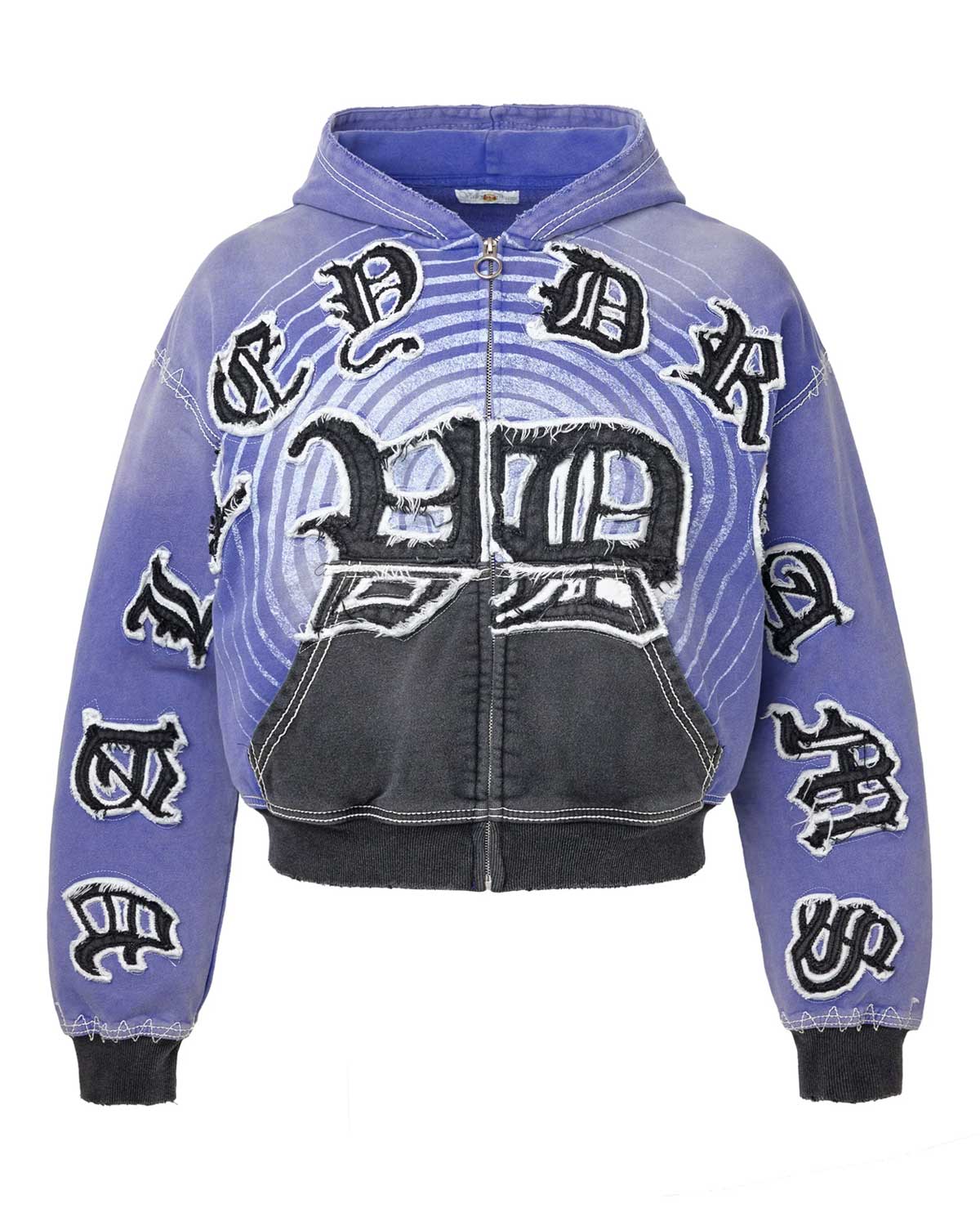 Vale Forever Hypnotiq Zip Up Hoodie Blue