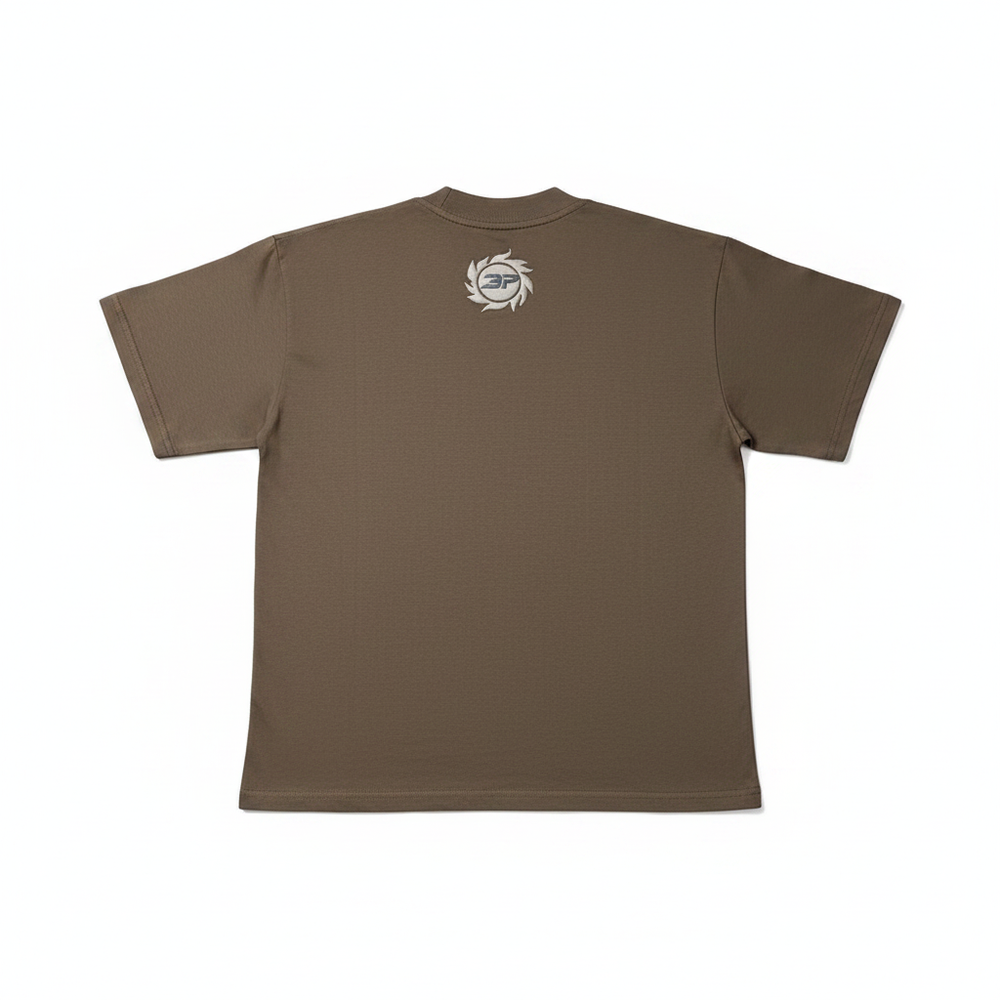 Space Trails T-Shirt 背面白底平铺图
