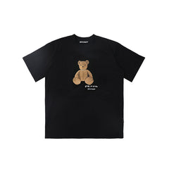 PALM ANGELS BEAR IN MIND TEDDY BEAR OVERSIZED T‑SHIRT