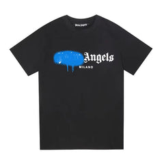 PALM ANGELS SPRAY PAINT MILANO LOGO T‑SHIRT BLACK